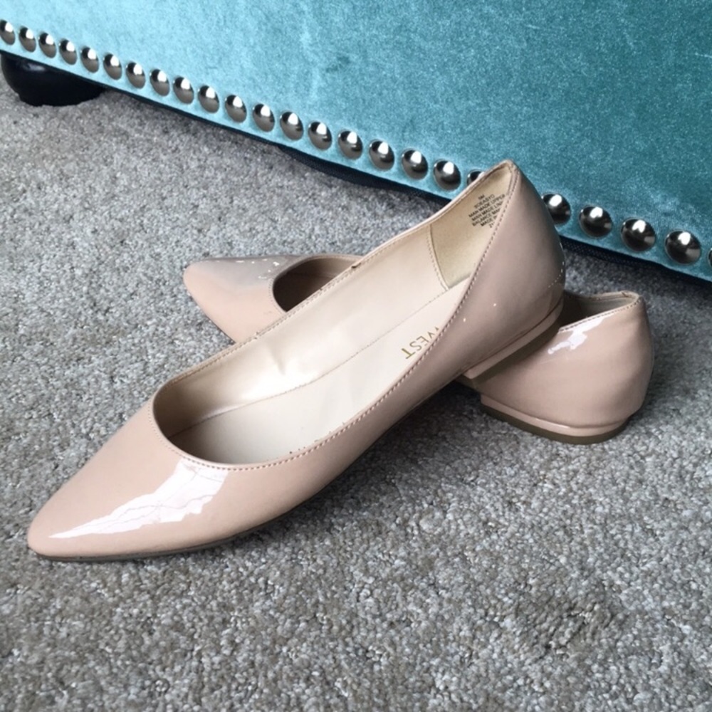 Nine West Nude Flats